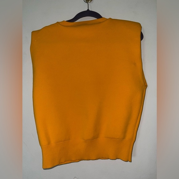 Express Women's V-Neck Padded Shoulder Sweater vest - Picture 8 of 16